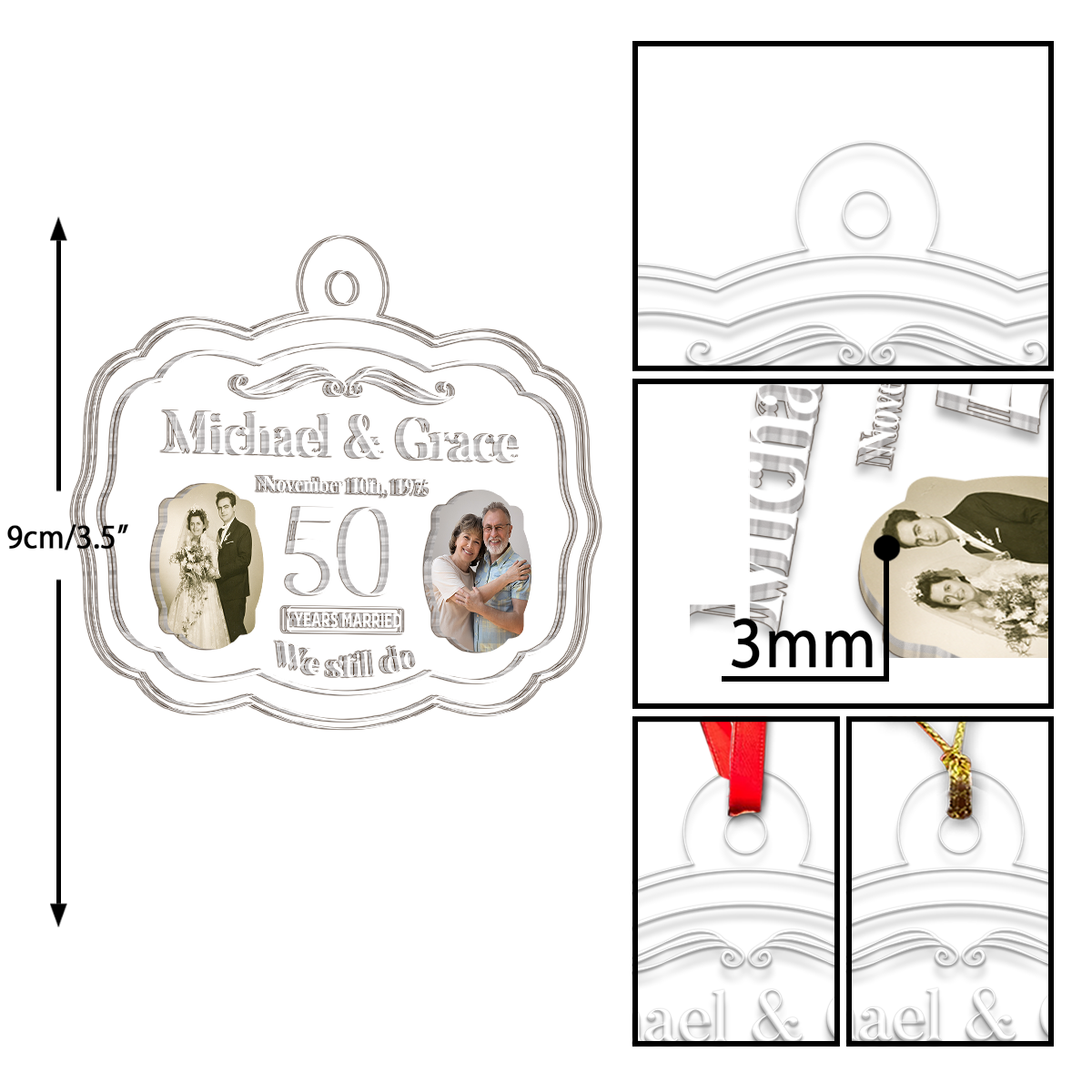 Custom Photo Wedding Anniversary