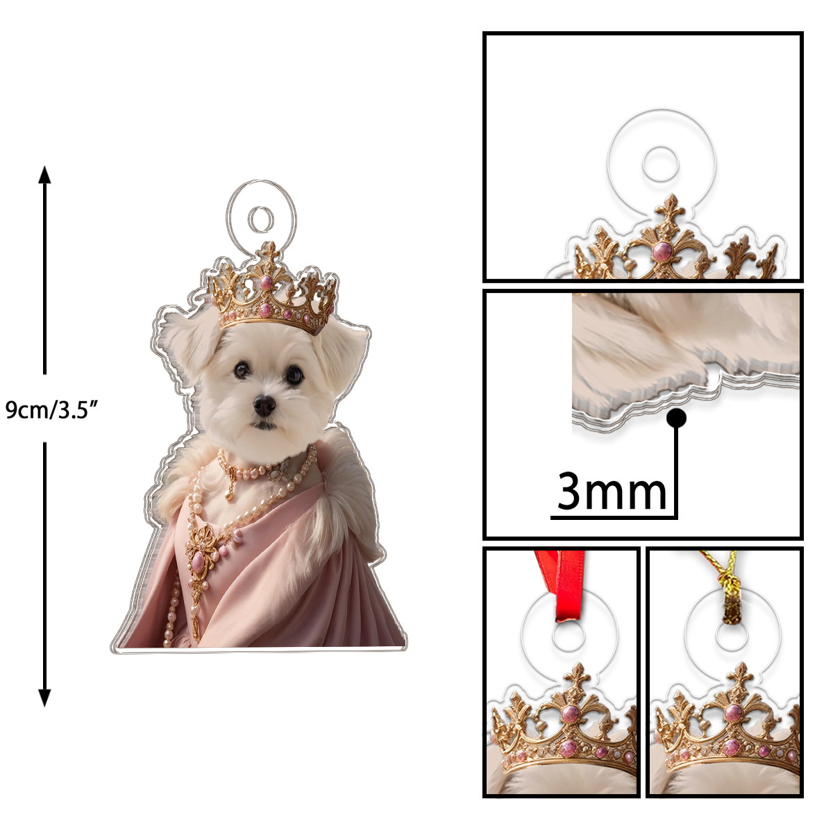 Custom Photo Dog Queen