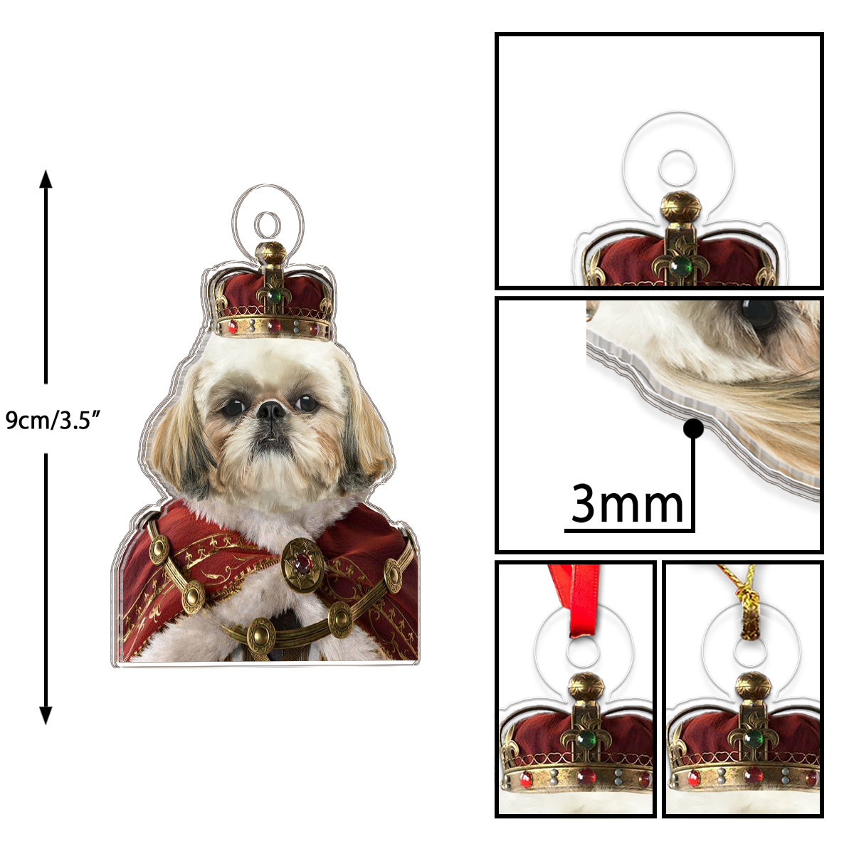 Custom Photo Pet Dog Royal 2