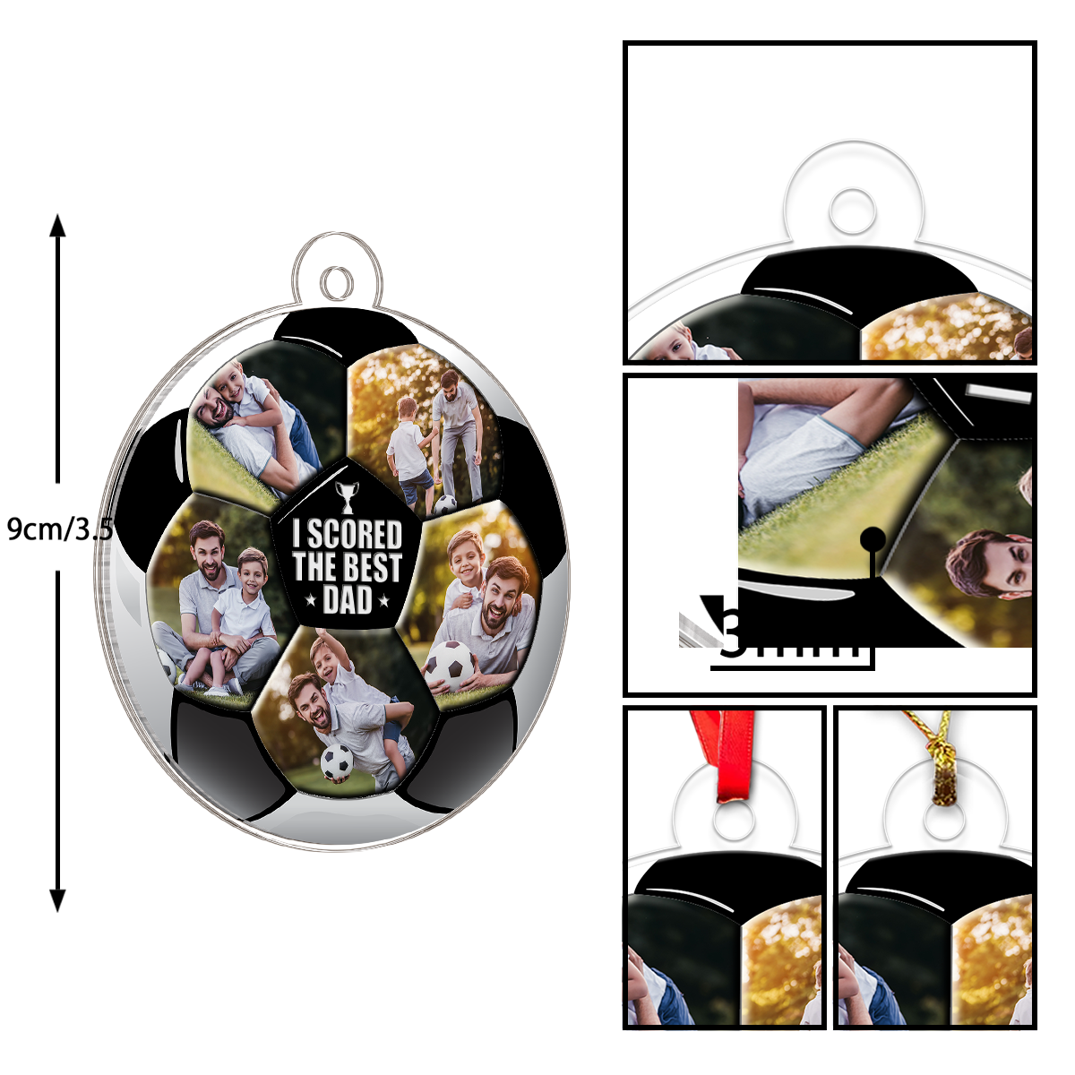 Custom Photo Soccer The Best Dad