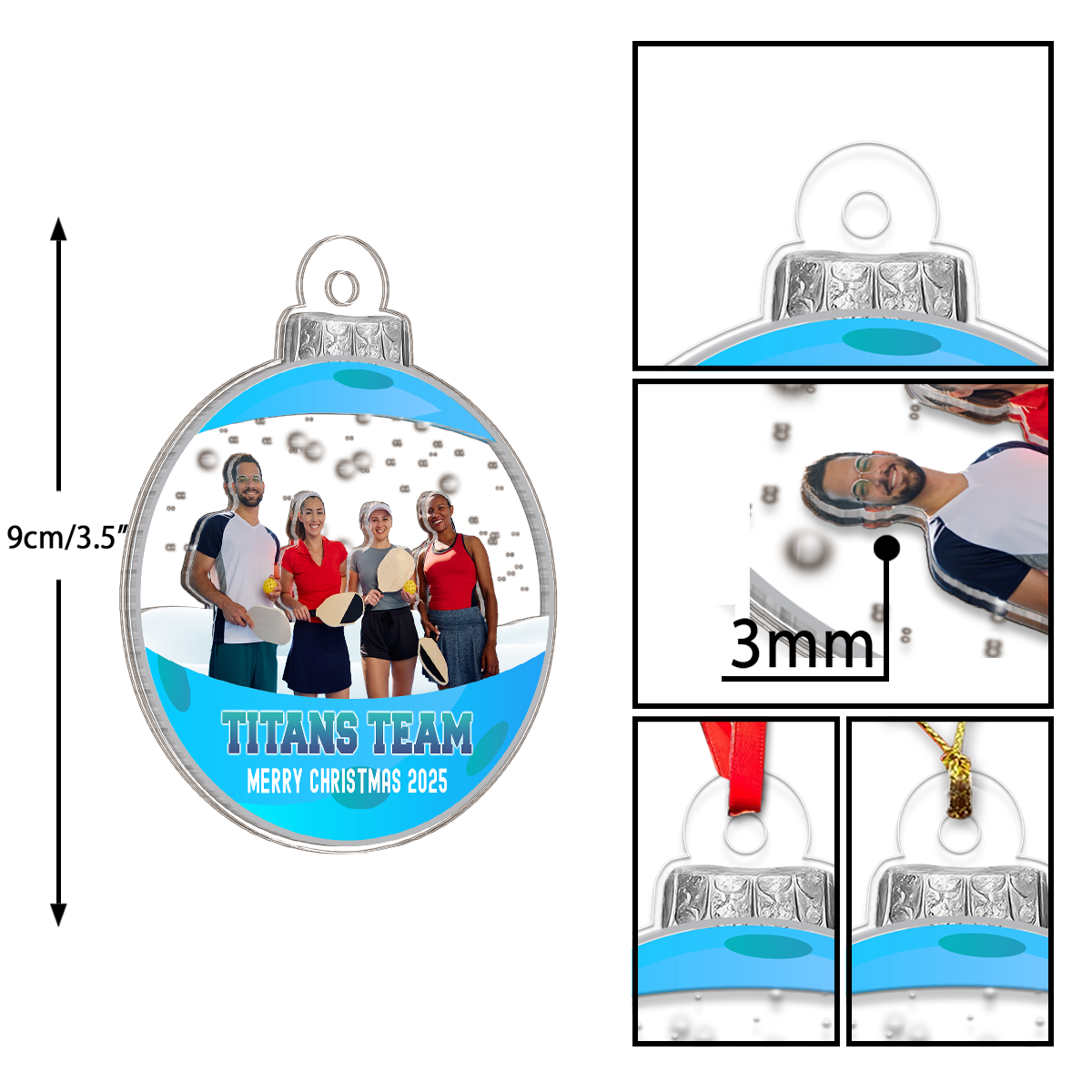 Custom Photo Pickleball Club