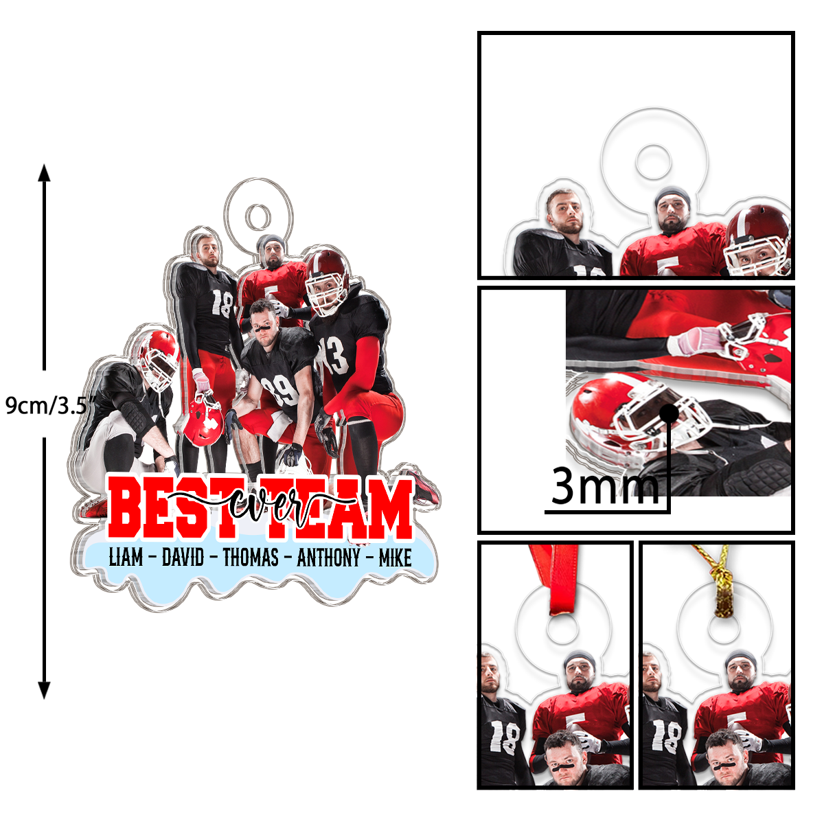 Custom Photo Football Best Team
