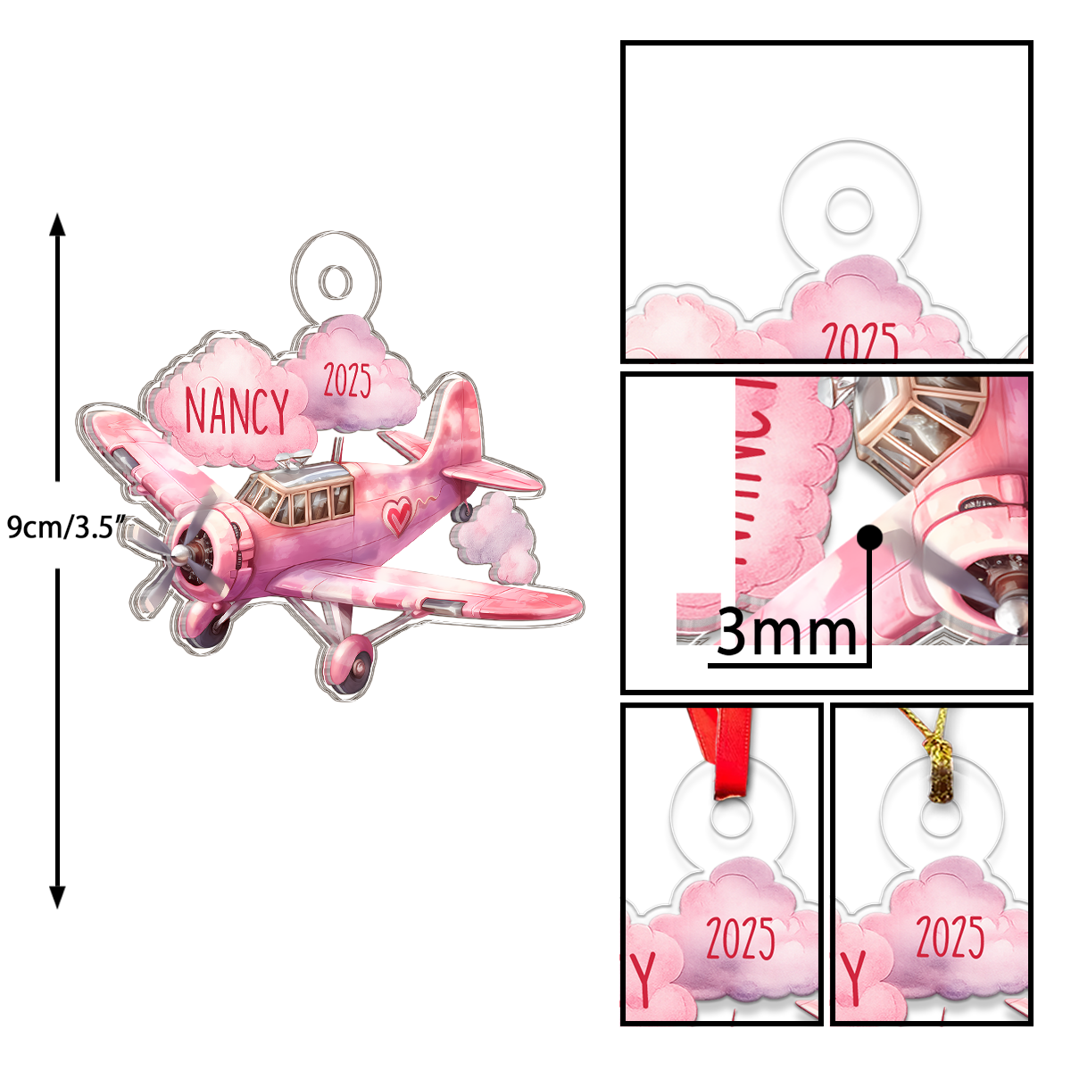 Custom Name Plane For Girl