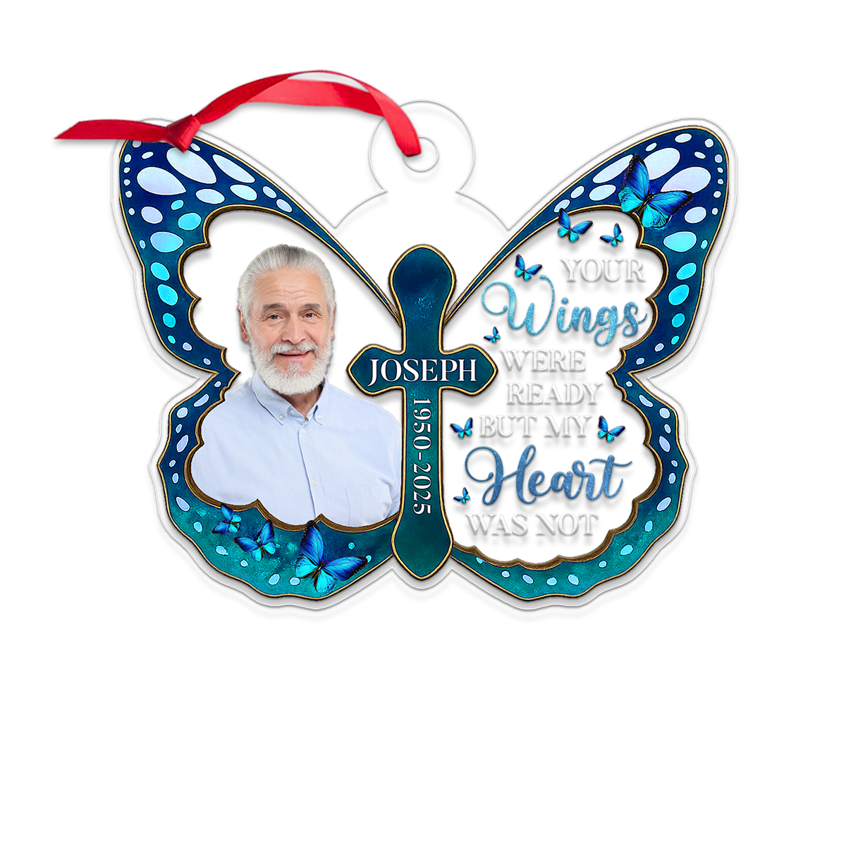 Custom Photo Memorial Butterfly