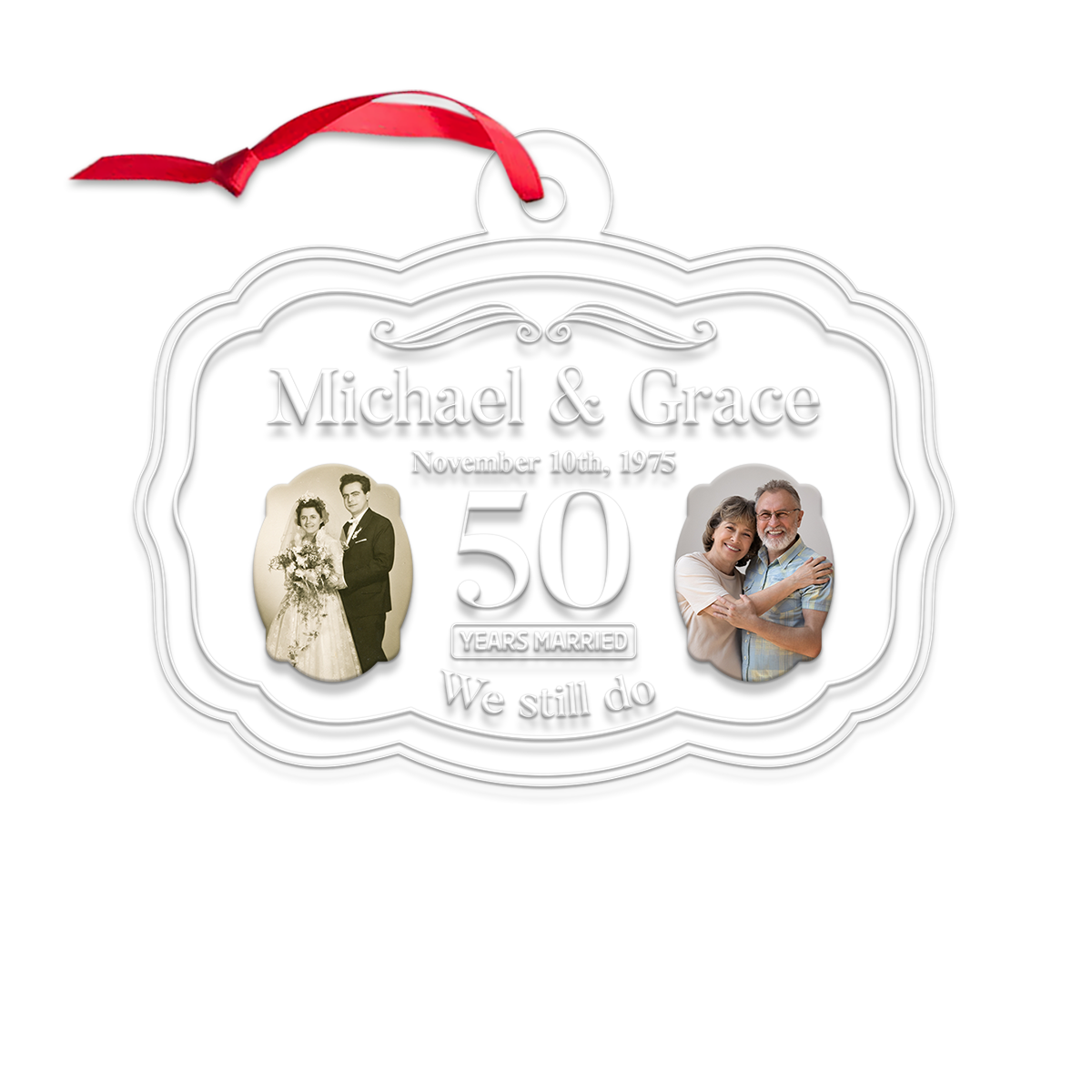 Custom Photo Wedding Anniversary