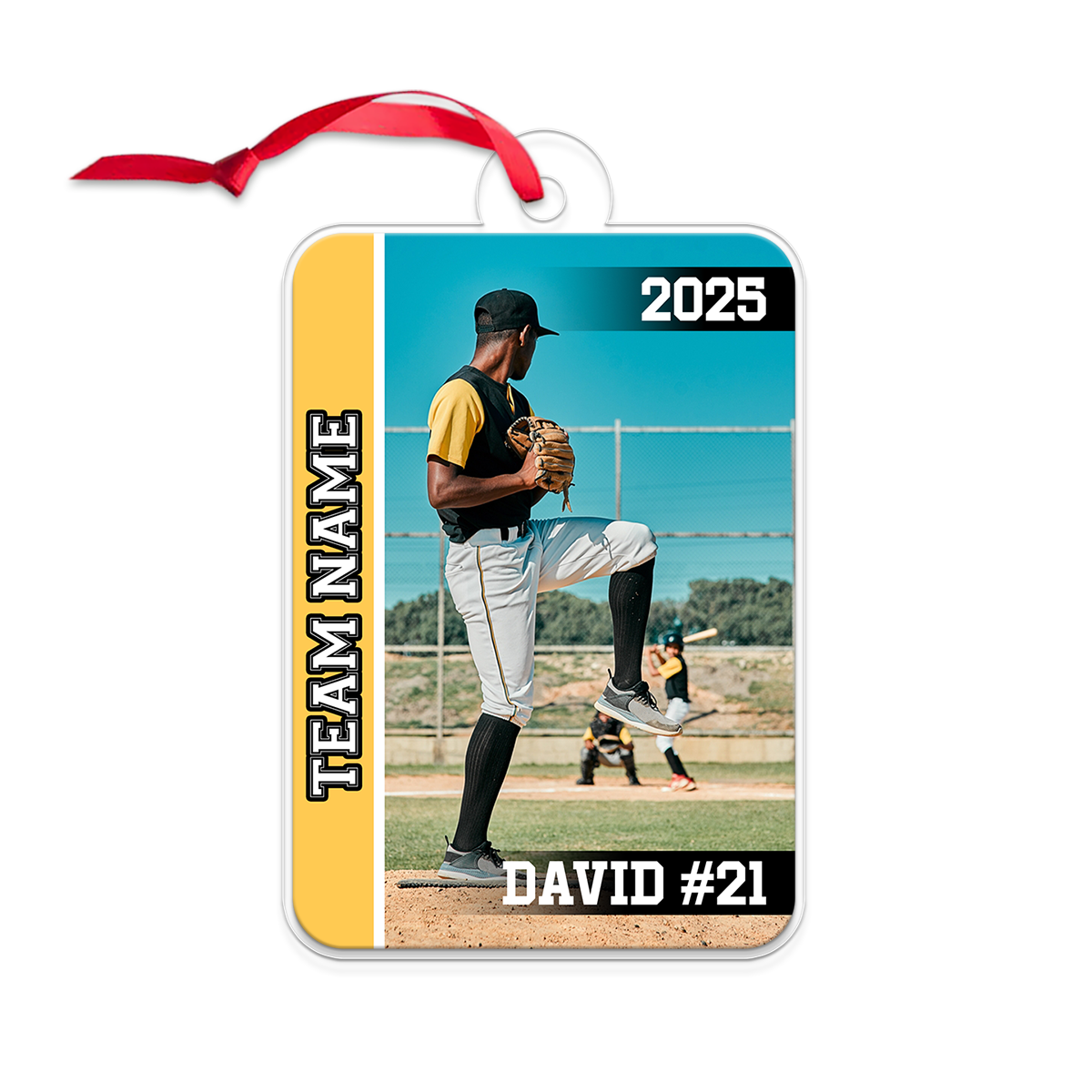 Custom Photo And Name Baseball 2025