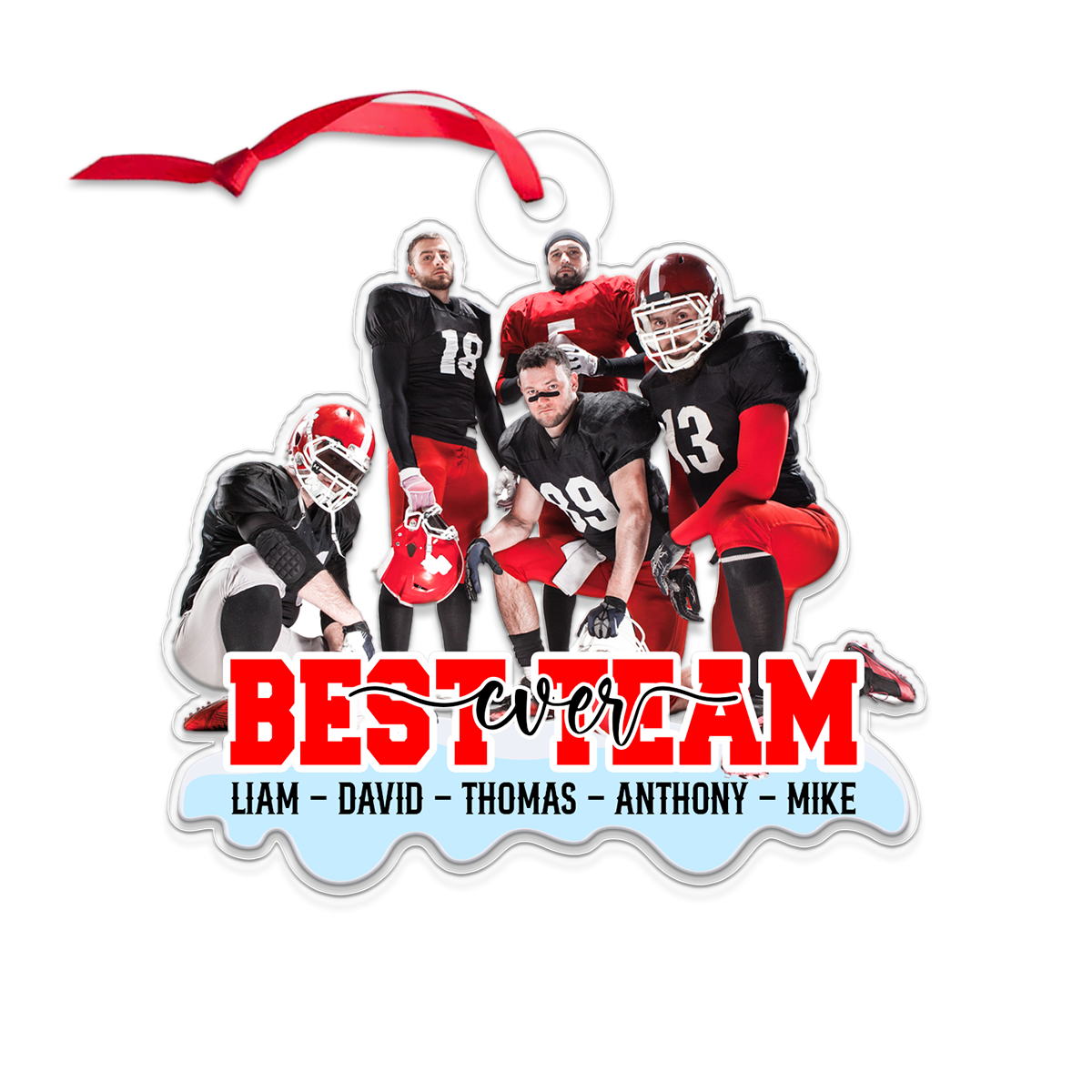 Custom Photo Football Best Team