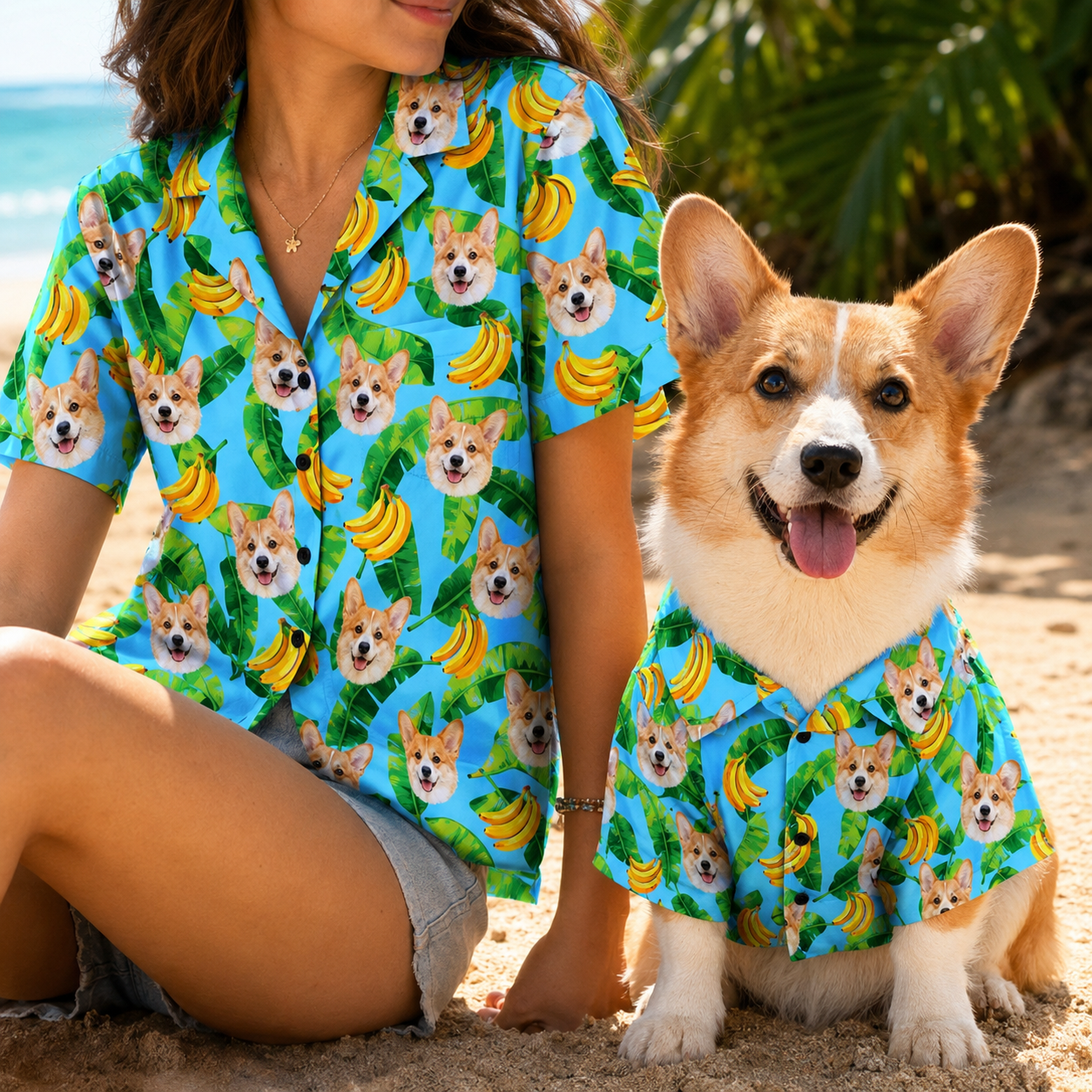 Custom Photo Dog Hawaiian Shirt, Personalized Hawaiian Shirt, Dog Lover Vacation Gift For Dog