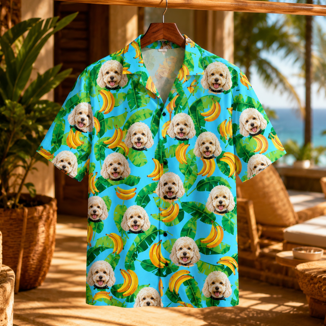 Custom Photo Dog Hawaiian Shirt, Personalized Hawaiian Shirt, Dog Lover Vacation Gift For Dog