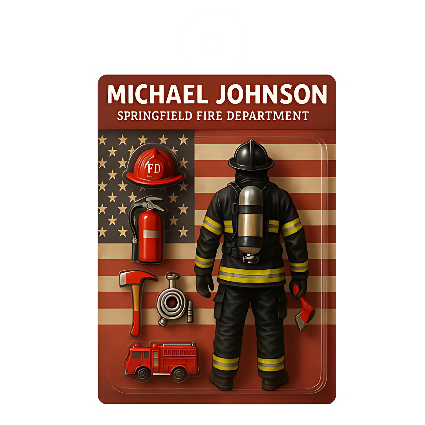 Personalized Firefighter Hero Gift