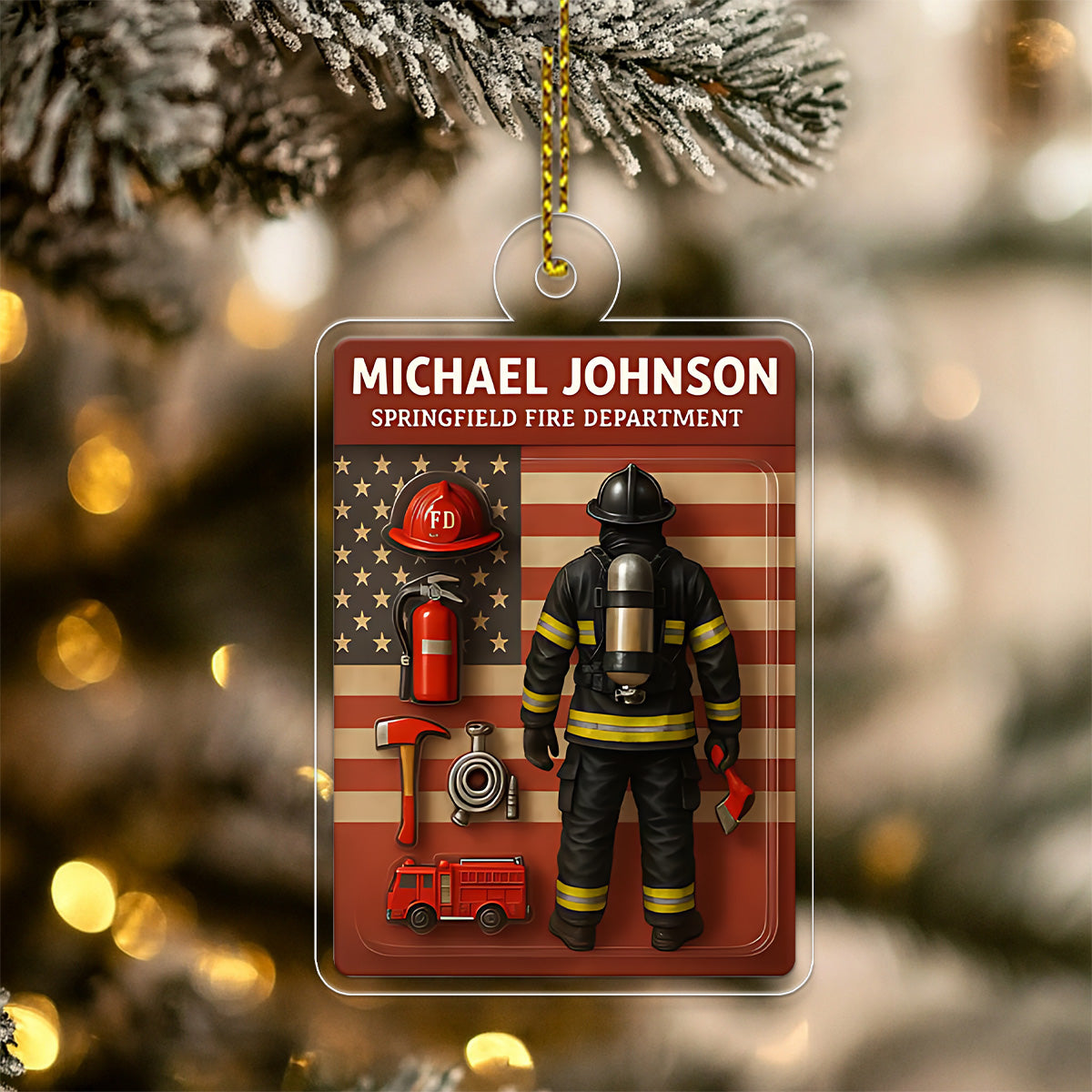Personalized Firefighter Hero Gift