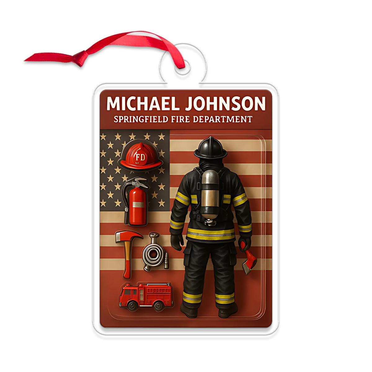 Personalized Firefighter Hero Gift