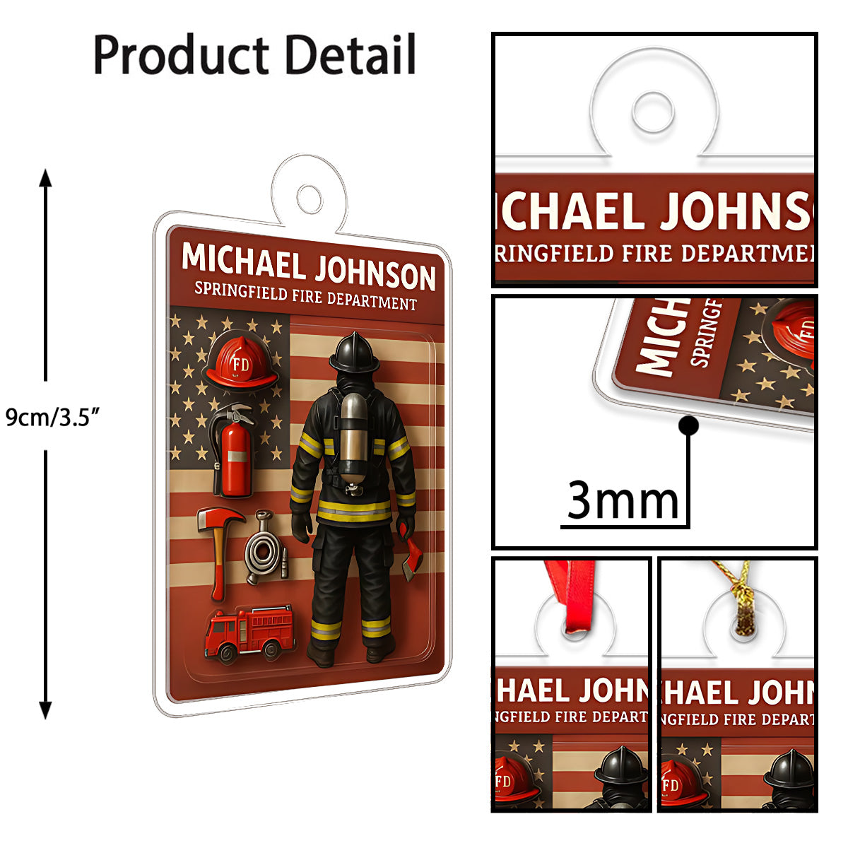 Personalized Firefighter Hero Gift