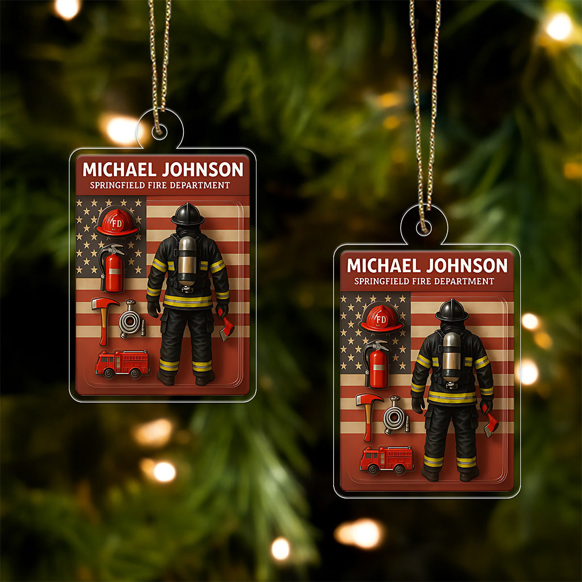 Personalized Firefighter Hero Gift