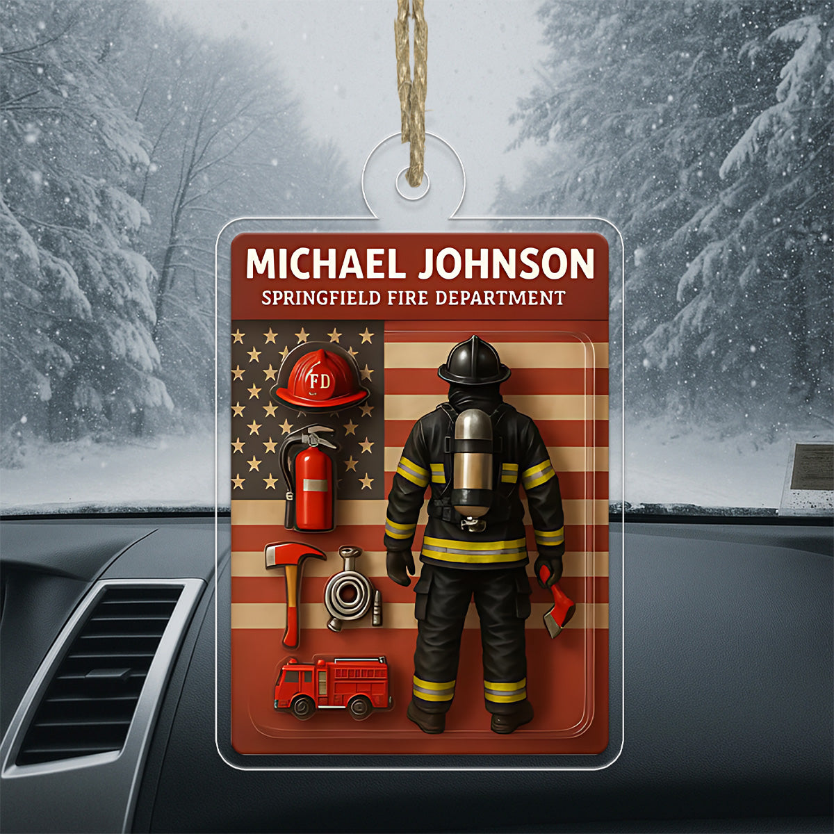 Personalized Firefighter Hero Gift