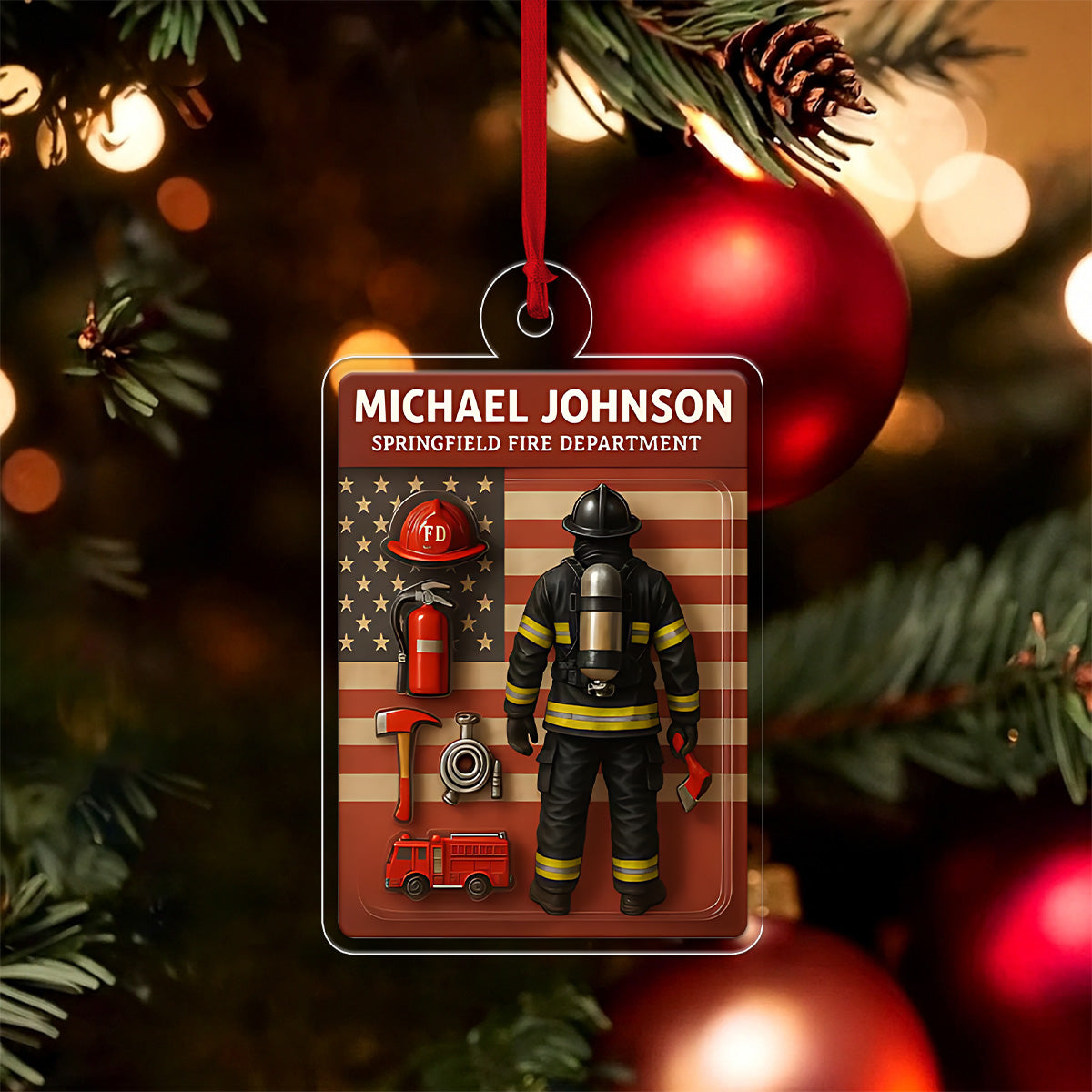 Personalized Firefighter Hero Gift