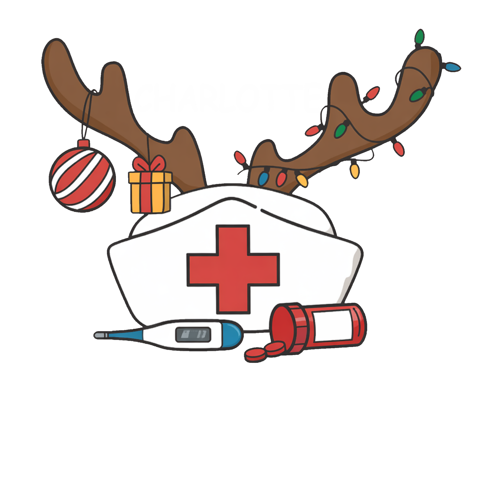 Personalized Nurse Christmas Ornament 2025