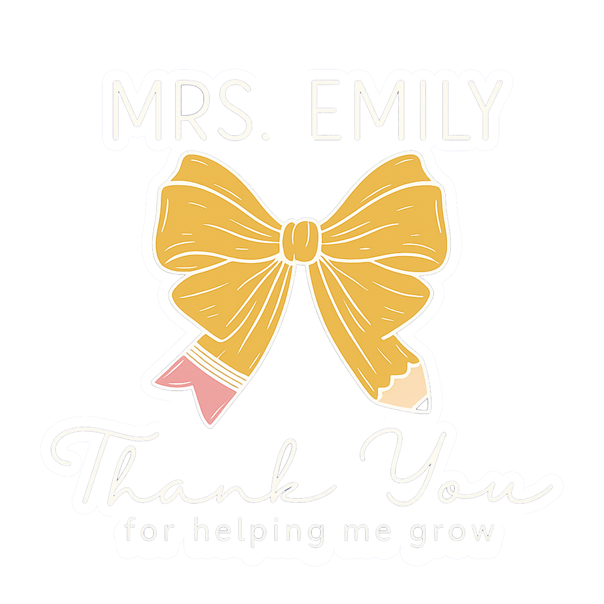 Personalized Teacher Appreciation Ornament