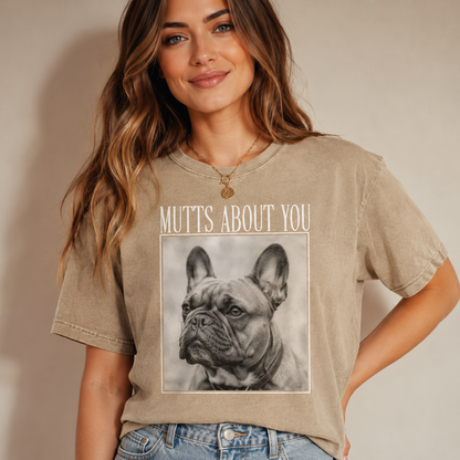 Custom Photo Dog Unisex Wash T-Shirt, Personalized Pet Lover Gift | Gift For Dog Lovers