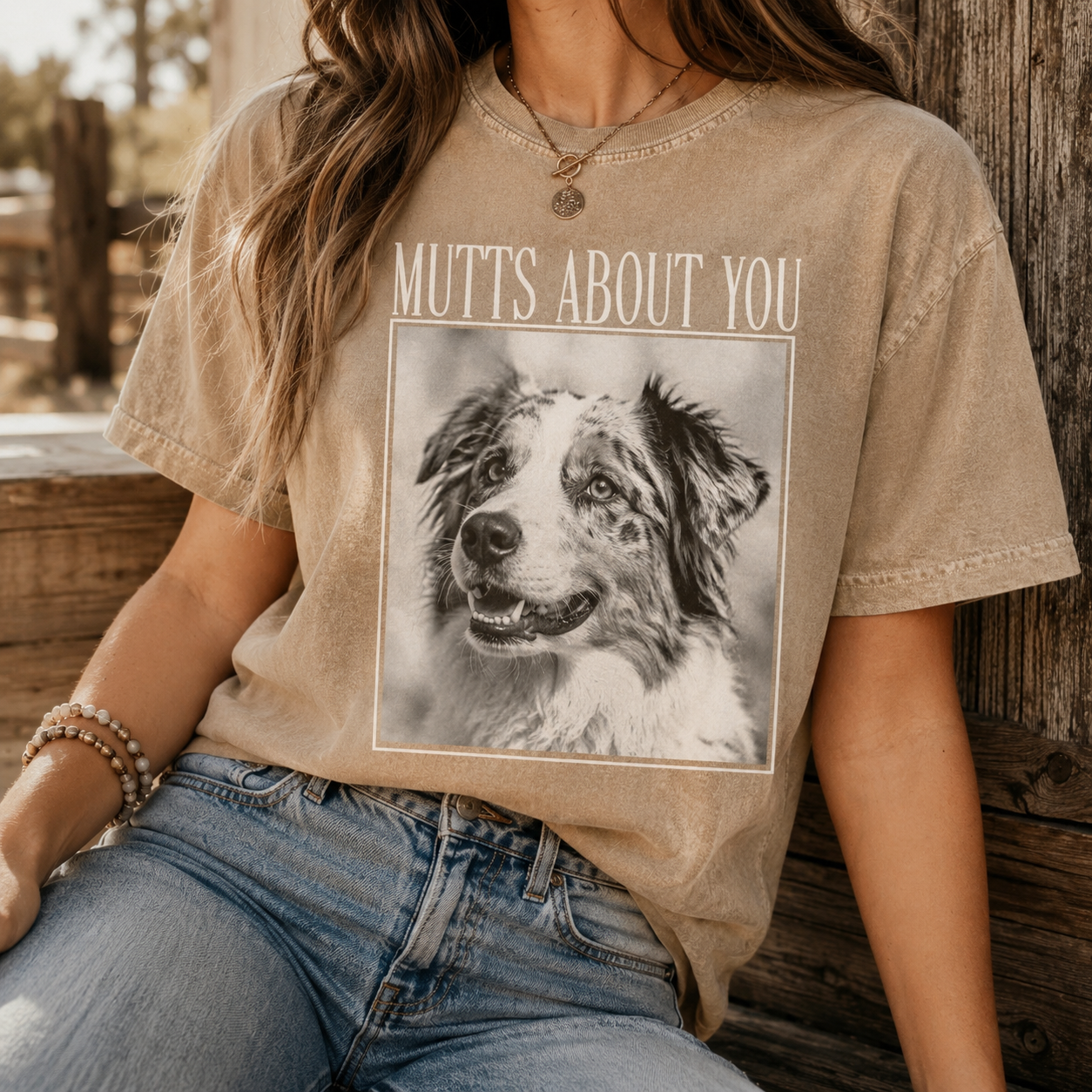 Custom Photo Dog Unisex Wash T-Shirt, Personalized Pet Lover Gift | Gift For Dog Lovers