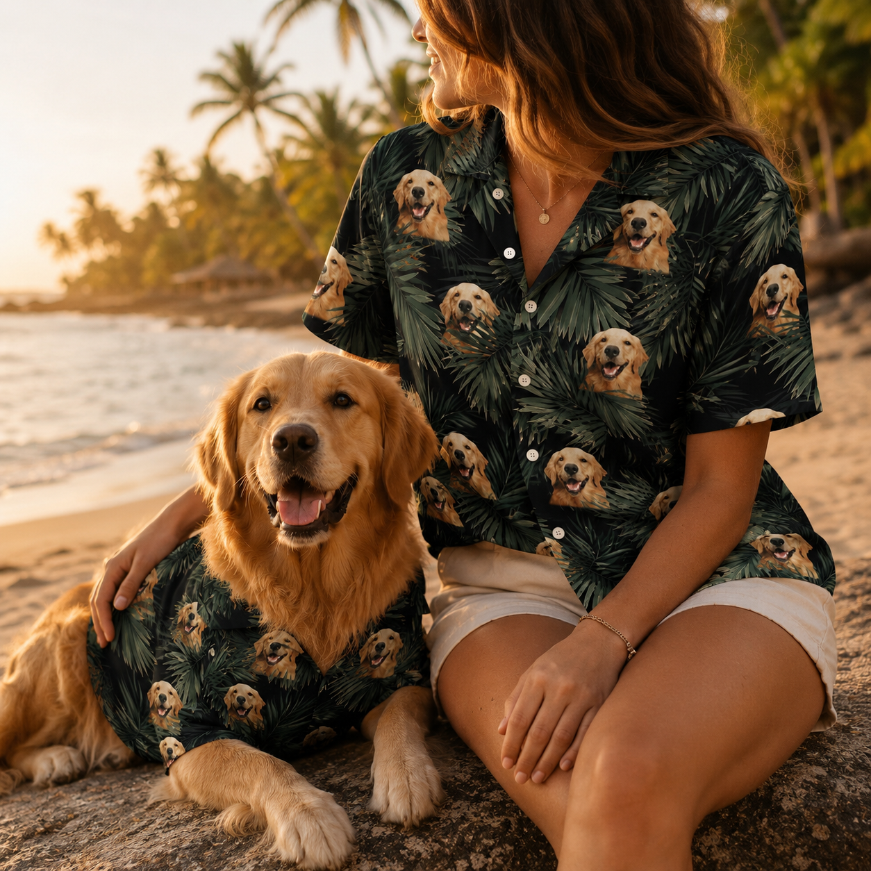 Custom Photo Dog Hawaiian Shirt, Personalized Hawaiian Shirt, Dog Lover Vacation Gift For Dog