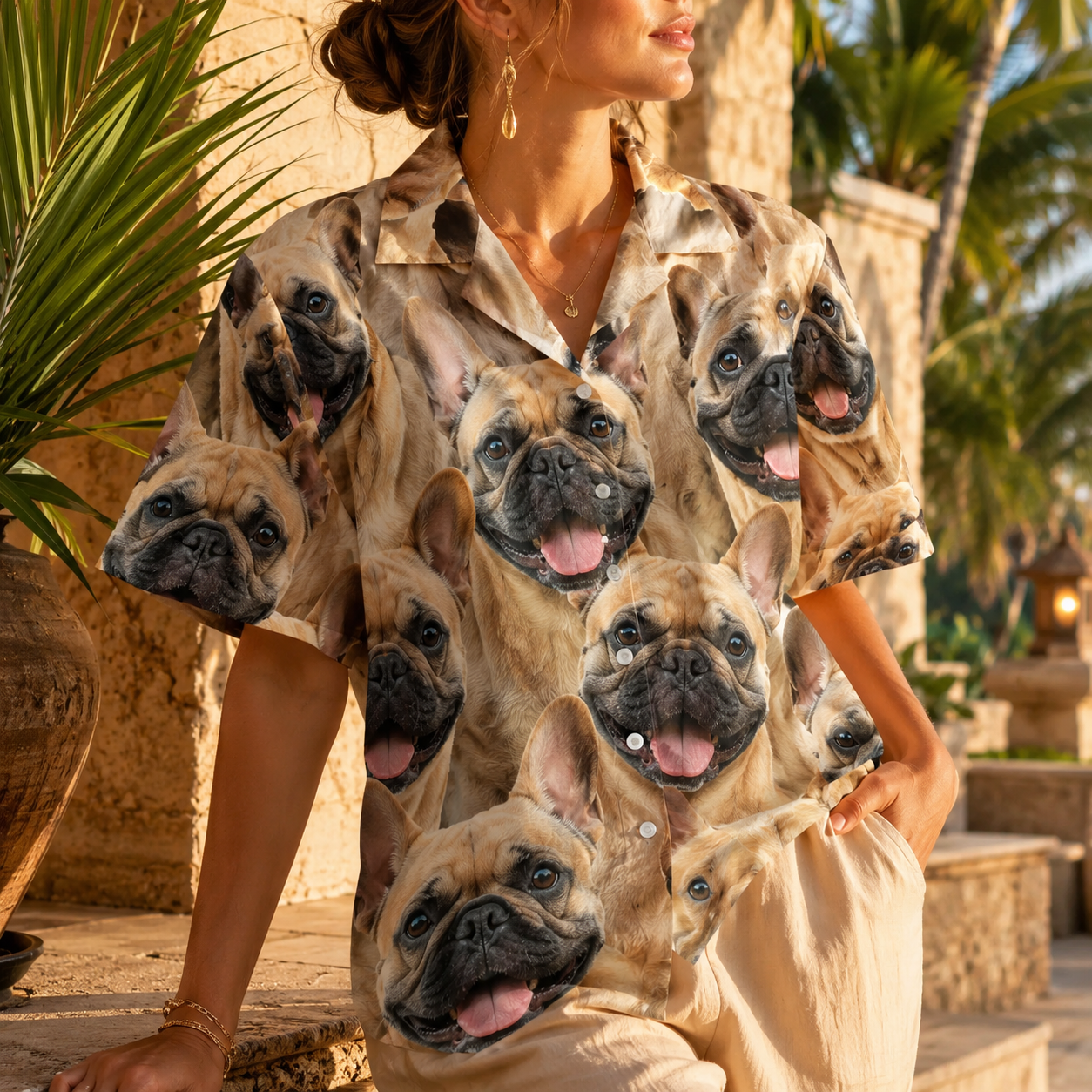 Custom Photo Dog Hawaiian Shirt, Personalized Hawaiian Shirt, Dog Lover Vacation Gift For Dog