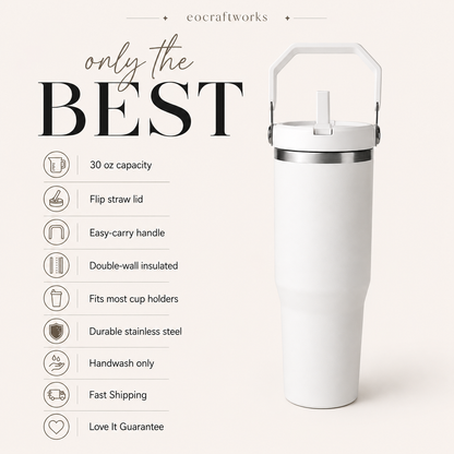 30oz Tumbler With Handle