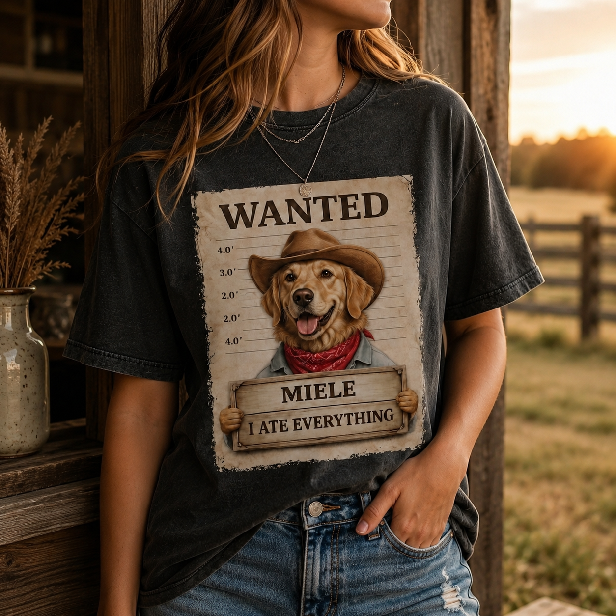 Custom Photo Dog Unisex Wash T-Shirt, Personalized Pet Lover Gift | Gift For Dog Lovers