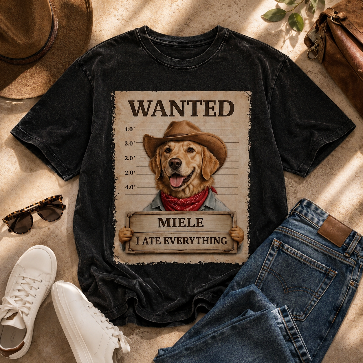 Custom Photo Dog Unisex Wash T-Shirt, Personalized Pet Lover Gift | Gift For Dog Lovers