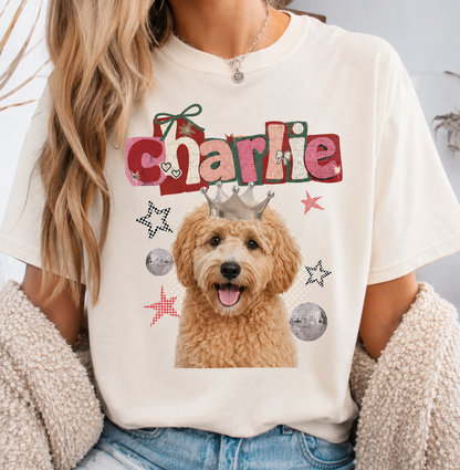 Custom Photo Dog Unisex Wash T-Shirt, Personalized Pet Lover Gift | Gift For Dog Lovers