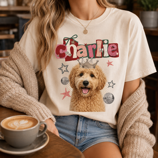 Custom Photo Dog Unisex Wash T-Shirt, Personalized Pet Lover Gift | Gift For Dog Lovers