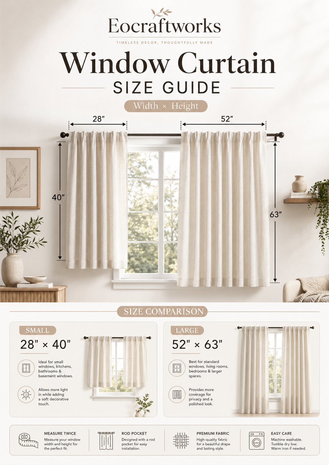 Custom Photo Dog Window Curtain | Gift For Dog Lover
