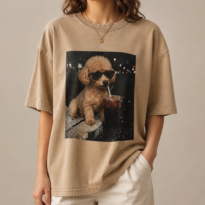 Custom Photo Dog Unisex Wash T-Shirt, Personalized Pet Lover Gift | Gift For Dog Lovers