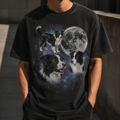 Custom Photo Dog Unisex Wash T-Shirt, Personalized Pet Lover Gift | Gift For Dog Lovers