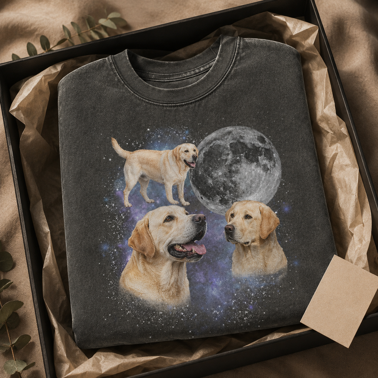 Custom Photo Dog Unisex Wash T-Shirt, Personalized Pet Lover Gift | Gift For Dog Lovers