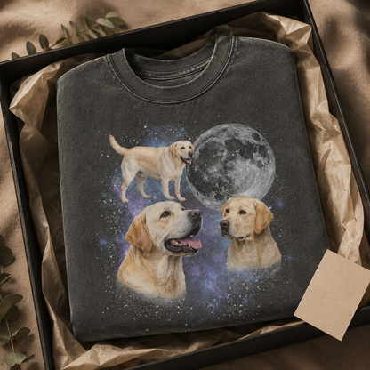 Custom Photo Dog Unisex Wash T-Shirt, Personalized Pet Lover Gift | Gift For Dog Lovers