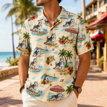 Custom Photo Dog Hawaiian Shirt, Personalized Hawaiian Shirt, Dog Lover Vacation Gift For Dog