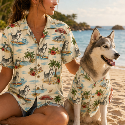 Custom Photo Dog Hawaiian Shirt, Personalized Hawaiian Shirt, Dog Lover Vacation Gift For Dog