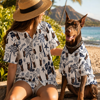 Custom Photo Dog Hawaiian Shirt, Personalized Hawaiian Shirt, Dog Lover Vacation Gift For Dog