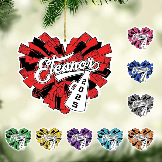 Custom Cheerleaders Style 04 Christmas Ornament