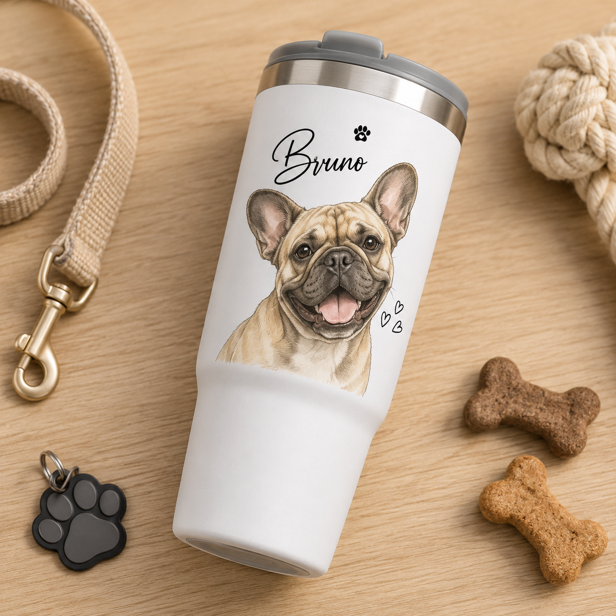 Custom Photo Dog 30oz Tumbler | Gift For Dog Lovers | Pet Lover Gifts TOM99