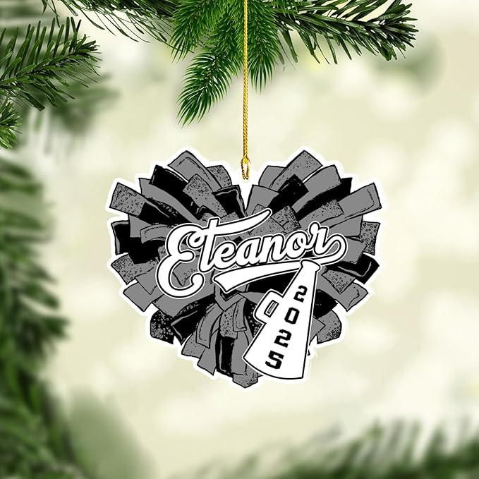 Custom Cheerleaders Style 04 Christmas Ornament