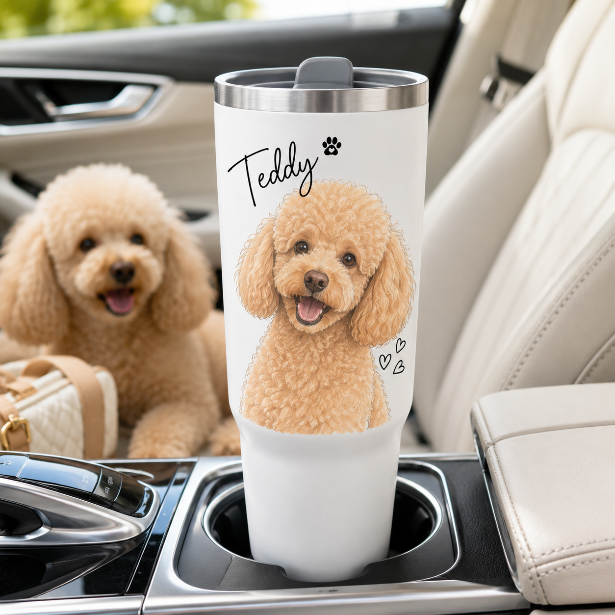 Custom Photo Dog 30oz Tumbler | Gift For Dog Lovers | Pet Lover Gifts TOM99