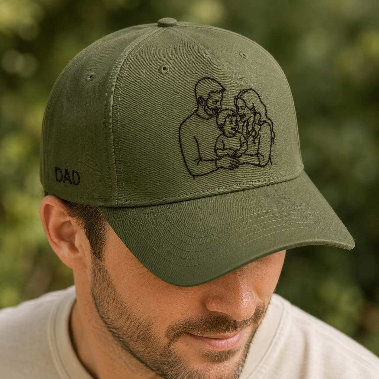 Custom Photo Dad Hat, Personalized Embroidered Cap, Custom Pet Face Hat, Dog Dad Gift, Cat Dad Gift, Father’s Day Gift For Dad THUC99