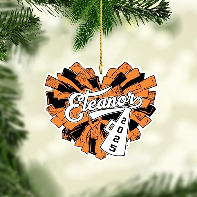 Custom Cheerleaders Style 04 Christmas Ornament