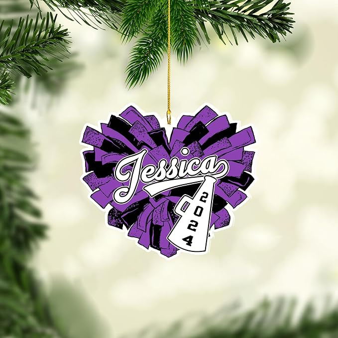 Custom Cheerleaders Style 04 Christmas Ornament