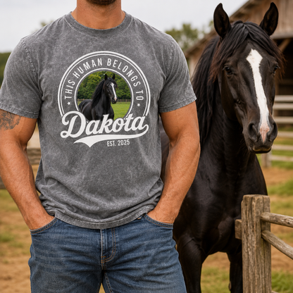 Custom Photo Horse Wash T-Shirt | Personalized Horse Lover Shirt | Gift For Horse Lovers TOM99