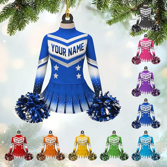 Custom Cheerleaders Style 11 Christmas Ornament