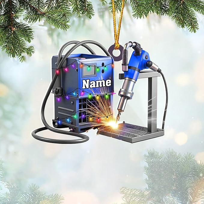 Custom Welder Tool 03 Christmas Ornament