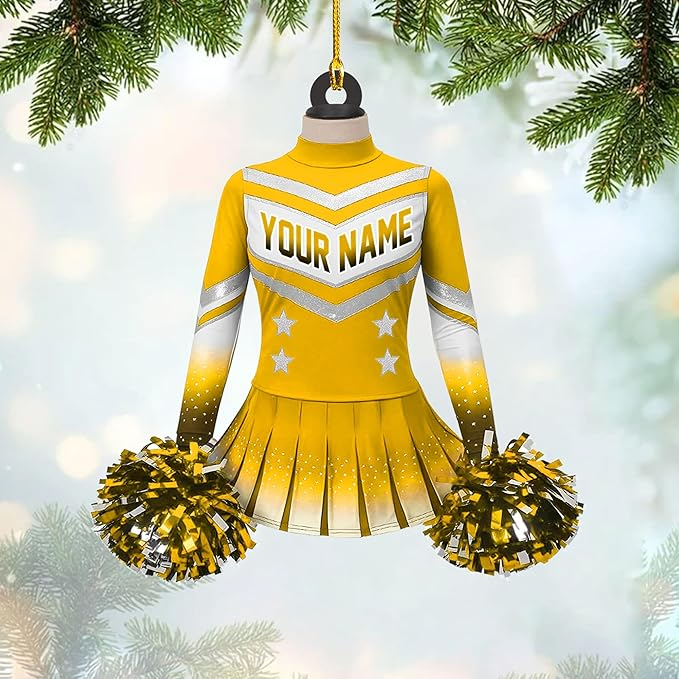 Custom Cheerleaders Style 11 Christmas Ornament